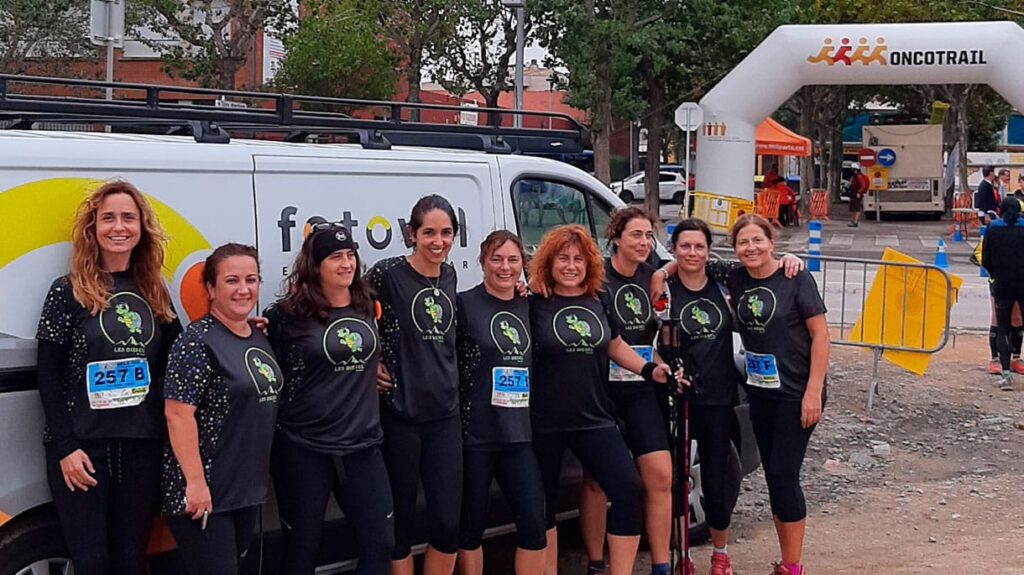 Fotovol ha patrocinado uno de los 280 equipos corredores de la Oncotrail, una carrera organizada por la Oncolliga de Girona.