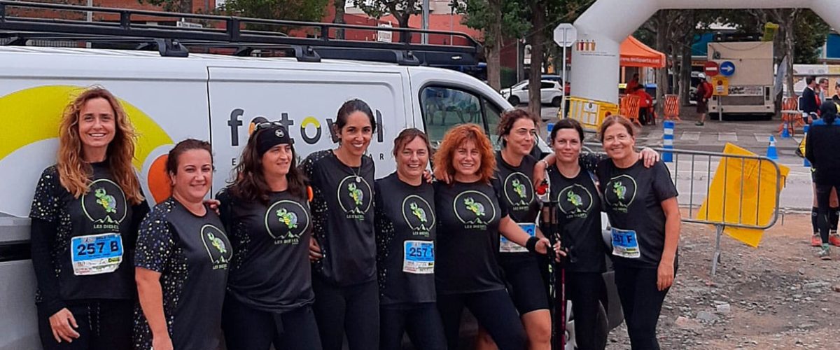 Fotovol ha patrocinado uno de los 280 equipos corredores de la Oncotrail, una carrera organizada por la Oncolliga de Girona.