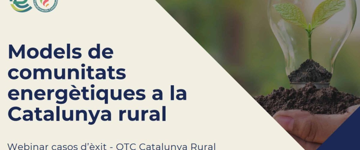 modelos comunidades energéticas Cataluña Rural
